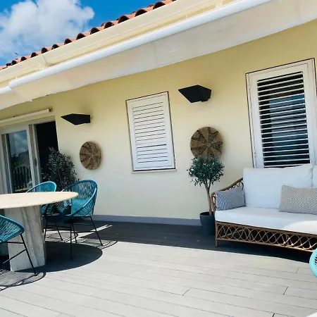 Apartament Atico Con Fantasticas Vistas Al Mar Y La Iglesia Sitges Pokój zdjęcie